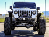Motobilt MB1149-BB Tomahawk Front Frame Chop Bumper with Bull Guard for Jeep Wrangler JK, JL & Gladiator JT 2007+