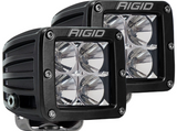 Rigid Industries 202113 D-Series Pro 3" LED Cube Light Pair- Flood Beam Pattern