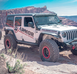 Road Armor 518ARG4B Stealth Body Armor Rocker Panels for Jeep Wrangler JL 4 Door 2018+