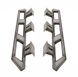 Motobilt MB1158 Frame Mounted Rocker Guards for Jeep Wrangler JL 4 Door 2018+