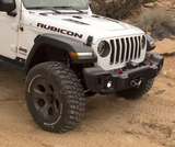 Rugged Ridge 11543.16 Winch Mount Plate for Factory Steel or Spartacus Front Bumper for Jeep Wrangler JL & Gladiator JT 2018+