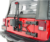 Aries 2563000 Heavy Duty Swing Away Spare Tire Carrier for Jeep Wrangler JK 2007-2018