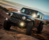 Baja Designs 447066 Squadron-R Sport LED Fog Pocket Kit for JL Sport/Sport-S & Gladiator JT with OEM Plastic Front Bumper 2018+