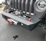 EVO MFG 3110AL Front Alumilite Bumper with Fog Lights for Jeep Wrangler JL & Gladiator JT 2018+