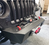 EVO MFG 3110AL Front Alumilite Bumper with Fog Lights for Jeep Wrangler JL & Gladiator JT 2018+