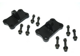EVO MFG 1073B Front D-Ring Mounts in Black for Jeep Wrangler JK, JL & Gladiator JT 2007+