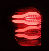 AlphaRex 690020 PRO-Series LED Tail Lights in Red Smoke for Toyota 4Runner 2010+