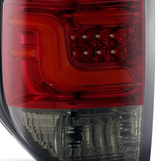 AlphaRex 672020 PRO-Series LED Tail Lights in Red Smoke for Toyota Tundra 2014-2021