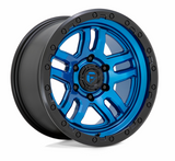 Fuel Ammo Wheel 17x9 Blue with Black Lip