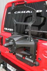 Rock Hard 4x4 RH-90347 Adjustable Spare Tire Carrier with CB Antenna Mount for Jeep Wrangler JL 2018+