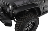 Bushwacker 10101-07 Flat Style Front Fender Flares for Jeep Wrangler JL Sport/Sahara 2018+