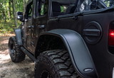 Bushwacker 10100-07 Rear Flat Fender Flares for Jeep Wrangler JL 4 Door 2018+