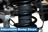 MetalCloak 7040 Universal Adjustable Bump Stop Kit for Jeep Wrangler TJ, JK, JL & Gladiator JT 1997+