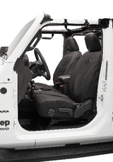 Bestop 29290-35 Front Seat Cover Pair in Black for Jeep Wrangler JL & Gladiator JT 2018+