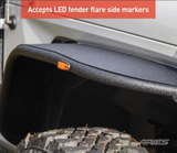 Aries 1500203 Front Fender Flares for Jeep Wrangler JL 2018+