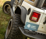 Aries 2500203 Rear Fender Flares for Jeep Wrangler JL 2018+