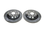 Power Stop AR8396XPR Evolution Drilled/Slotted Rear Rotor Kit for Jeep Wrangler JL & Gladiator JT 2020-2021