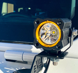 EVO Manufacturing 3109B A-Pillar Cowl LED Light Mounts for Jeep Wrangler JL & Gladiator JT 2018+