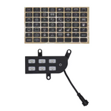 VoSwitch JL300 Lower Dash 6-Switch Power Panel for Jeep Wrangler JL & Gladiator JT 2018+