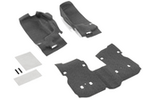 BedRug BTJL18F4 BedTred Premium Molded 3 Piece Front Floor Kit for Jeep Wrangler JL 4 Door 2018+