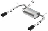 Borla 11860BC Stainless Steel Axle Back Exhaust for Jeep Wrangler JK 3.6L 2007-2018
