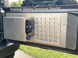 813 Fabrication Rear Gate Compressor Enclosure/MOLLE Panel for Jeep Wrangler JL 2018+