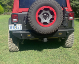 Next Venture Motorsports Featherweight Series Aluminum Rear Bumper for Jeep Wrangler JK 2007-2018