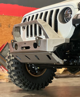 Motobilt MB1200-MB1201-MB1203 Crusher Series HD Front Bumper with Bull Bar & Skid for Jeep Wrangler JL & Gladiator JT 2018+