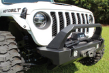 Motobilt MB1203 Bolt-On Fabricated Bull Bar for Front Crusher Bumpers for Jeep Wrangler JK, JL & Gladiator JT 2007+