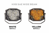 Morimoto BAF011.2 4Banger HXB LED Pod Lights; White SAE Wide Beam