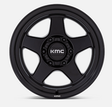 KMC Wheels KM728 Lobo Wheel 17x9 in Matte Black