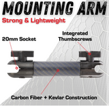 Bulletpoint Mounting Solutions Metal Series Single Dash Phone Mount for Jeep Wrangler JK 2011-2018