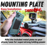 Bulletpoint Mounting Solutions Diablo M6 Magnetic Single 20mm Ball Dash Phone Mount for Jeep Wrangler JK 2011-2018