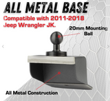 Bulletpoint Mounting Solutions Diablo M6 Magnetic Single 20mm Ball Dash Phone Mount for Jeep Wrangler JK 2011-2018