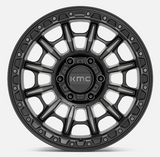 KMC Wheels KM574 Carnage Wheel 17x9 | Satin Black with Gray Tint