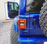 Infinite Offroad Tail Light Pair Blackout for Jeep Wrangler JL 2018+