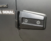 Kentrol 80575 4-Piece Door Hinge Set in Textured Black for Jeep Wrangler JK 2007-2018