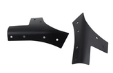 Kentrol 80574 Windshield Support Brackets in Textured Black for Jeep Wrangler JK 2007-2018