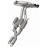 MagnaFlow 19598 Street Series Cat-Back Exhaust System in Black for Jeep Wrangler JL 4 Door 392 2021+