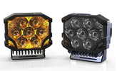 Morimoto BAF124 BigBanger HBX LED Pod Light Amber DRL Combo Beam in White