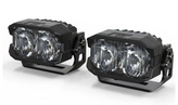Morimoto BAF106 2Banger Off-Road LED Pods NCS Combo Beam in White