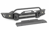 Rough Country 10647 Tubular Front Winch Bumper for Jeep Wrangler JK, JL & Gladiator JT 2007+