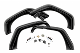 Rough Country 99037 High Clearance LED Flat Fender Flare Kit for Jeep Wrangler JK 2007-2018