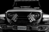 XK Glow  XK-GRILL-JK1 XKChrome LED Grille Kit for Jeep Wrangler JK 2007-2018