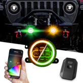 XK Glow XK042010-B-JL RGB LED Fog Lights for Jeep Wrangler JL & Gladiator JT 2018+