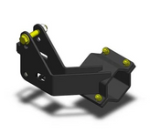 Clayton Off Road 4508200 Rear Track Bar Bracket for Jeep Wrangler JK 2007-2018