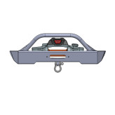 Savvy Offroad SD0010 Krawler Lite Front Bumper with Hoop for Jeep Wrangler JK 2007-2018