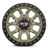 Dirty Life 9303-7973MGD38 9303 DT-1 Beadlock Wheel 17x9 5x5 -38mm in Satin Gold
