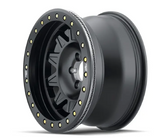 Dirty Life 9302-7973MB38 9302 Roadkill Beadlock 17x9 5x5 -38mm in Matte Black