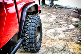 Motobilt MB1167-A Aluminum Rear Fender Flares for Jeep Gladiator JT 2020+